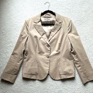 ⭐ PRADA poplin blazer, 2 button, size 48.⭐